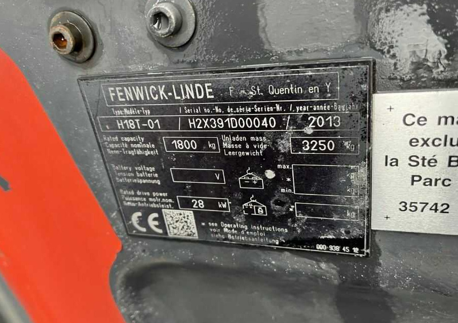 Linde H18T-01 - Υγραεριοκίνητο περονοφόρο: φωτογραφία 4 Linde H18T-01 - Υγραεριοκίνητο περονοφόρο: φωτογραφία 4