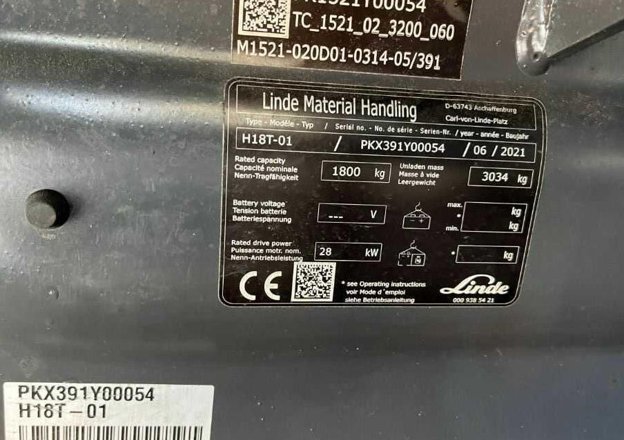 Linde H18T-01 - Υγραεριοκίνητο περονοφόρο: φωτογραφία 4 Linde H18T-01 - Υγραεριοκίνητο περονοφόρο: φωτογραφία 4