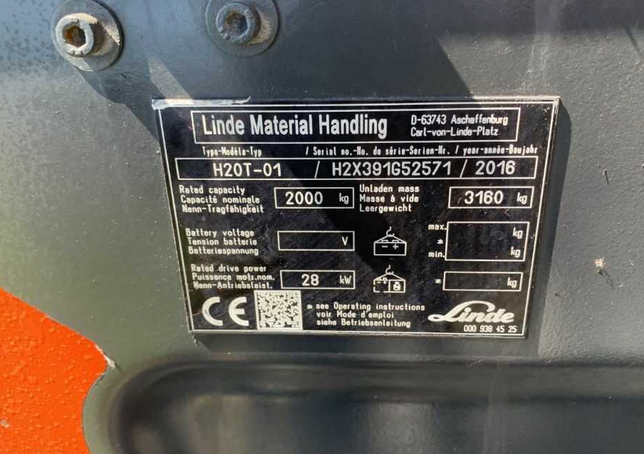 Linde H20T-01 - Υγραεριοκίνητο περονοφόρο: φωτογραφία 3 Linde H20T-01 - Υγραεριοκίνητο περονοφόρο: φωτογραφία 3