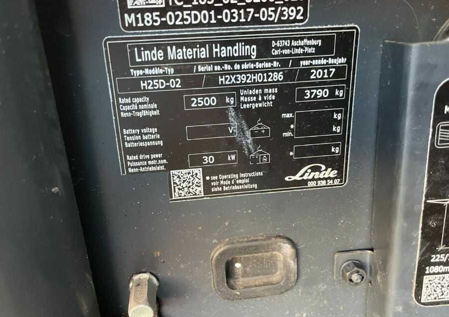 Linde H25D-02 - Πετρελαιοκίνητο περονοφόρο: φωτογραφία 4 Linde H25D-02 - Πετρελαιοκίνητο περονοφόρο: φωτογραφία 4