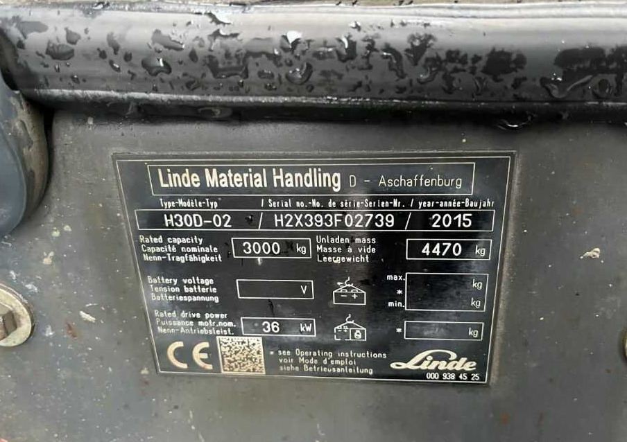 Linde H30D-02 - Πετρελαιοκίνητο περονοφόρο: φωτογραφία 4 Linde H30D-02 - Πετρελαιοκίνητο περονοφόρο: φωτογραφία 4
