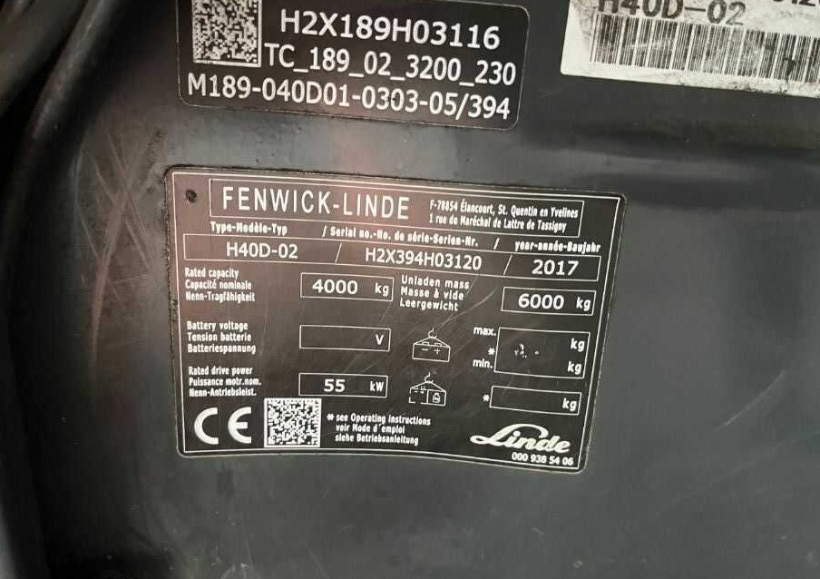 Linde H40D-02 - Πετρελαιοκίνητο περονοφόρο: φωτογραφία 4 Linde H40D-02 - Πετρελαιοκίνητο περονοφόρο: φωτογραφία 4