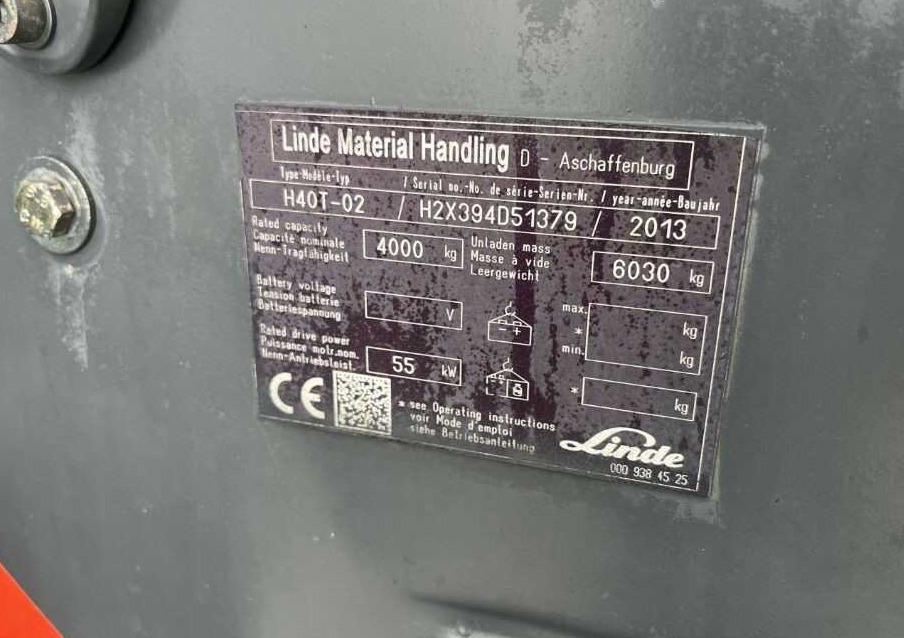 Linde H40T-02 - Υγραεριοκίνητο περονοφόρο: φωτογραφία 4 Linde H40T-02 - Υγραεριοκίνητο περονοφόρο: φωτογραφία 4