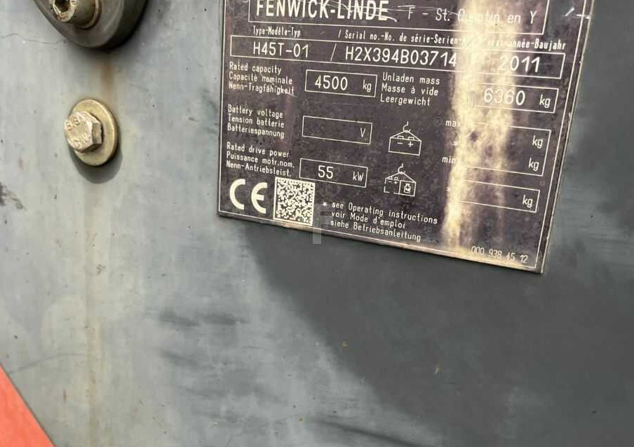 Linde H45T-01 - Υγραεριοκίνητο περονοφόρο: φωτογραφία 4 Linde H45T-01 - Υγραεριοκίνητο περονοφόρο: φωτογραφία 4