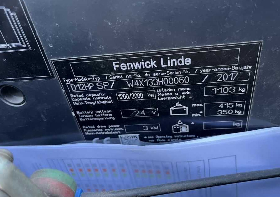Linde L12LHP - Μηχάνημα στοίβαξης: φωτογραφία 4 Linde L12LHP - Μηχάνημα στοίβαξης: φωτογραφία 4