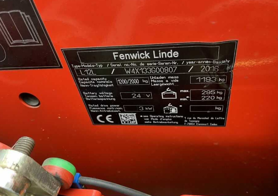 Linde L12L - Μηχάνημα στοίβαξης: φωτογραφία 4 Linde L12L - Μηχάνημα στοίβαξης: φωτογραφία 4