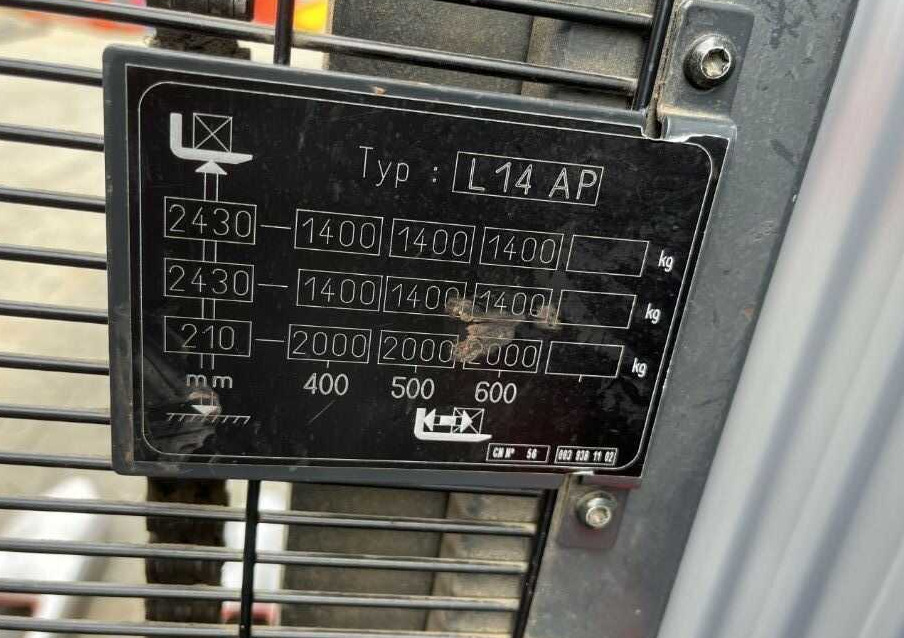 Linde L14lAP - Μηχάνημα στοίβαξης: φωτογραφία 5 Linde L14lAP - Μηχάνημα στοίβαξης: φωτογραφία 5