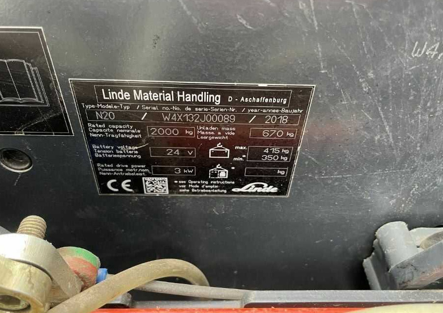 Linde N20 - Μηχάνημα συλλογής παραγγελιών: φωτογραφία 4 Linde N20 - Μηχάνημα συλλογής παραγγελιών: φωτογραφία 4