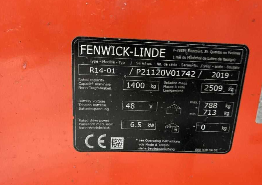 Linde R14-01 - Ανυψωτικό στενών δρόμων: φωτογραφία 4 Linde R14-01 - Ανυψωτικό στενών δρόμων: φωτογραφία 4