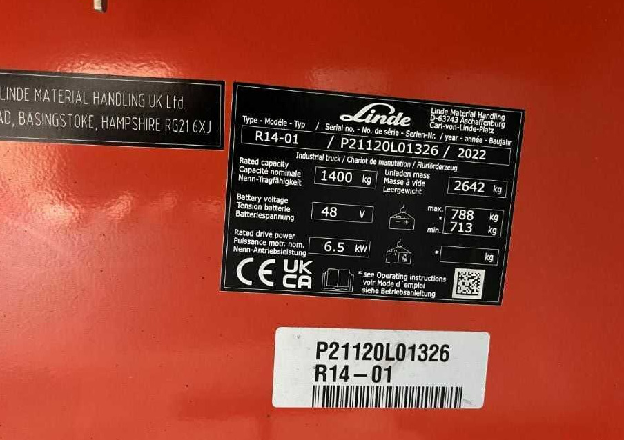 Linde R14-01 - Ανυψωτικό στενών δρόμων: φωτογραφία 4 Linde R14-01 - Ανυψωτικό στενών δρόμων: φωτογραφία 4