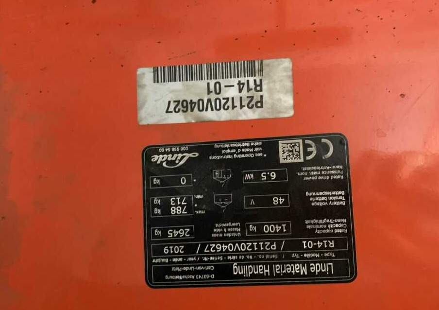 Linde R14-01 - Ανυψωτικό στενών δρόμων: φωτογραφία 4 Linde R14-01 - Ανυψωτικό στενών δρόμων: φωτογραφία 4