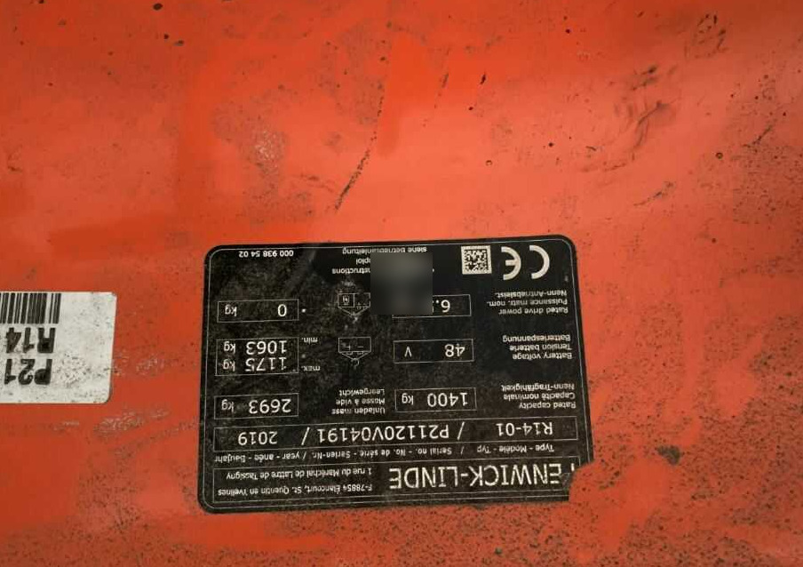 Linde R14-01 - Ανυψωτικό στενών δρόμων: φωτογραφία 4 Linde R14-01 - Ανυψωτικό στενών δρόμων: φωτογραφία 4