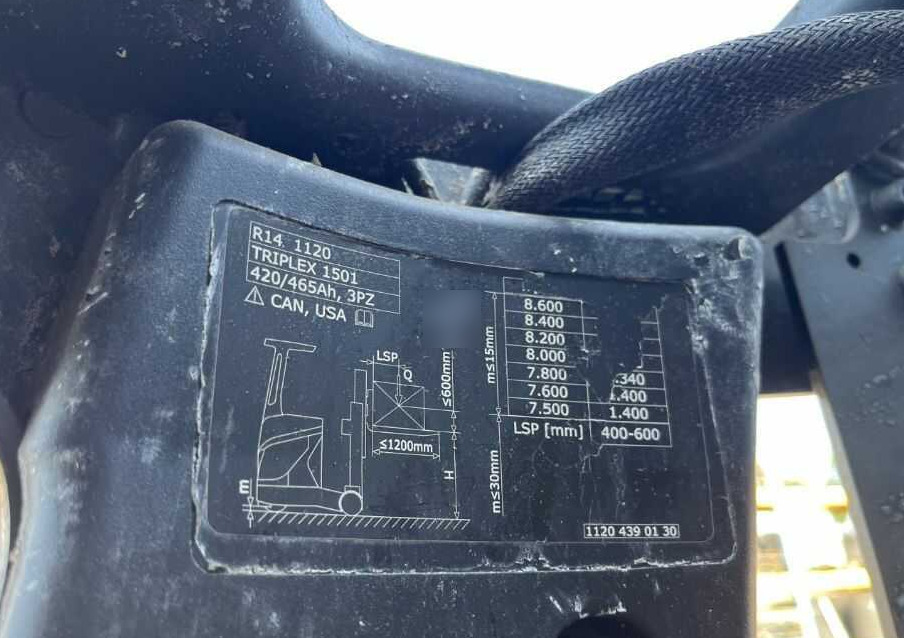 Linde R14-01 - Ανυψωτικό στενών δρόμων: φωτογραφία 5 Linde R14-01 - Ανυψωτικό στενών δρόμων: φωτογραφία 5