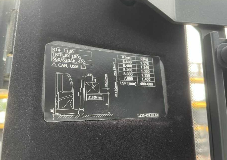 Linde R14-01 - Ανυψωτικό στενών δρόμων: φωτογραφία 5 Linde R14-01 - Ανυψωτικό στενών δρόμων: φωτογραφία 5
