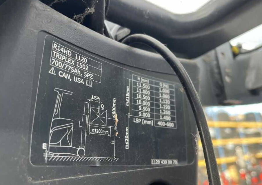 Linde R14HD-01 - Ανυψωτικό στενών δρόμων: φωτογραφία 5 Linde R14HD-01 - Ανυψωτικό στενών δρόμων: φωτογραφία 5