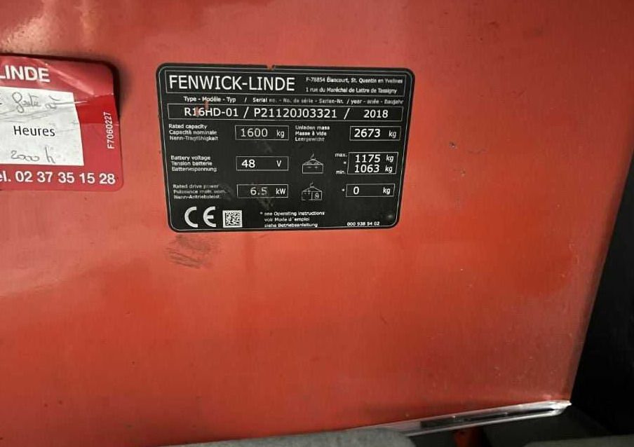 Linde R16HD-01 - Ανυψωτικό στενών δρόμων: φωτογραφία 4 Linde R16HD-01 - Ανυψωτικό στενών δρόμων: φωτογραφία 4