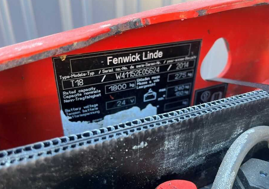 Linde T18 - Παλετοφόρο: φωτογραφία 5 Linde T18 - Παλετοφόρο: φωτογραφία 5