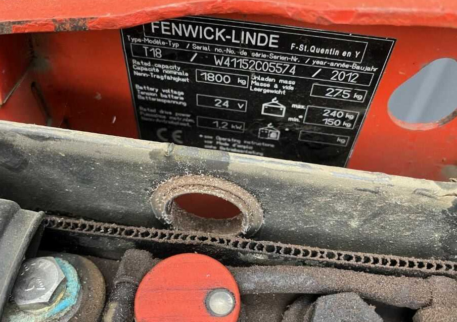 Linde T18 - Παλετοφόρο: φωτογραφία 4 Linde T18 - Παλετοφόρο: φωτογραφία 4