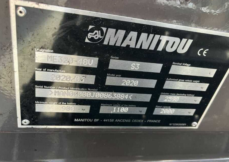 Manitou ME320 - Ηλεκτροκίνητο περονοφόρο: φωτογραφία 5 Manitou ME320 - Ηλεκτροκίνητο περονοφόρο: φωτογραφία 5