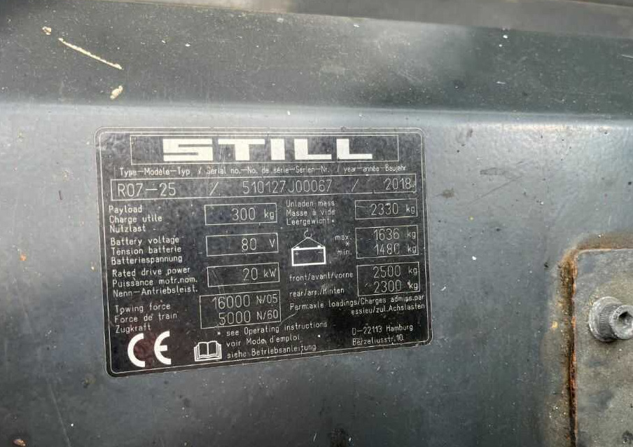 Still R07-25 - Μηχάνημα έλξης: φωτογραφία 4 Still R07-25 - Μηχάνημα έλξης: φωτογραφία 4