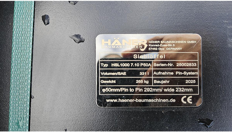 Haner HSL1000 7.10 P50A - Κουβάς: φωτογραφία 5 Haner HSL1000 7.10 P50A - Κουβάς: φωτογραφία 5