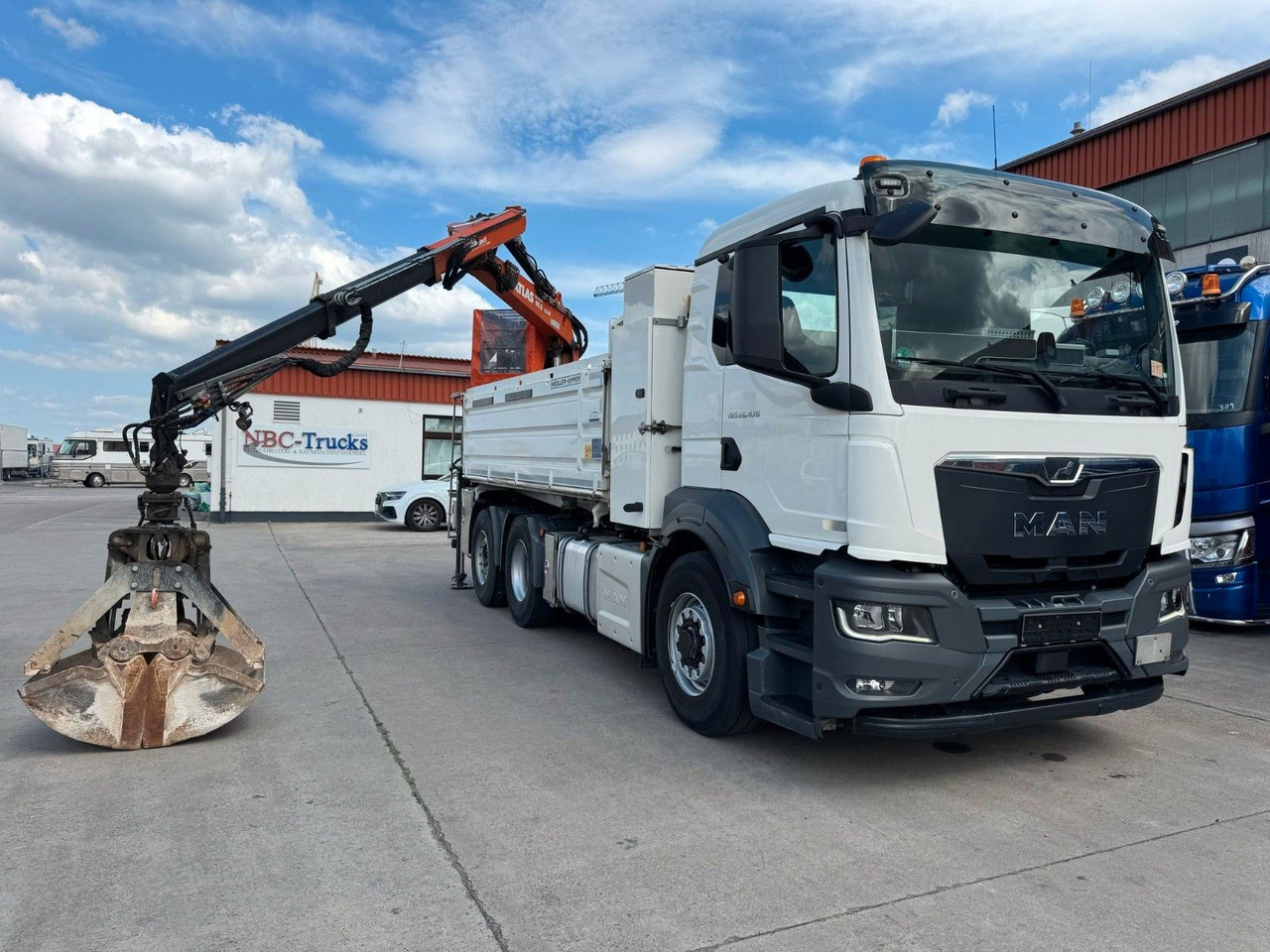 MAN TGS 26.470*ATLAS*MEILLER-KIPPER*DREISEITENKIPPER - Φορτηγό ανατρεπόμενο, Φορτηγό με γερανό: φωτογραφία 1 MAN TGS 26.470*ATLAS*MEILLER-KIPPER*DREISEITENKIPPER - Φορτηγό ανατρεπόμενο, Φορτηγό με γερανό: φωτογραφία 1