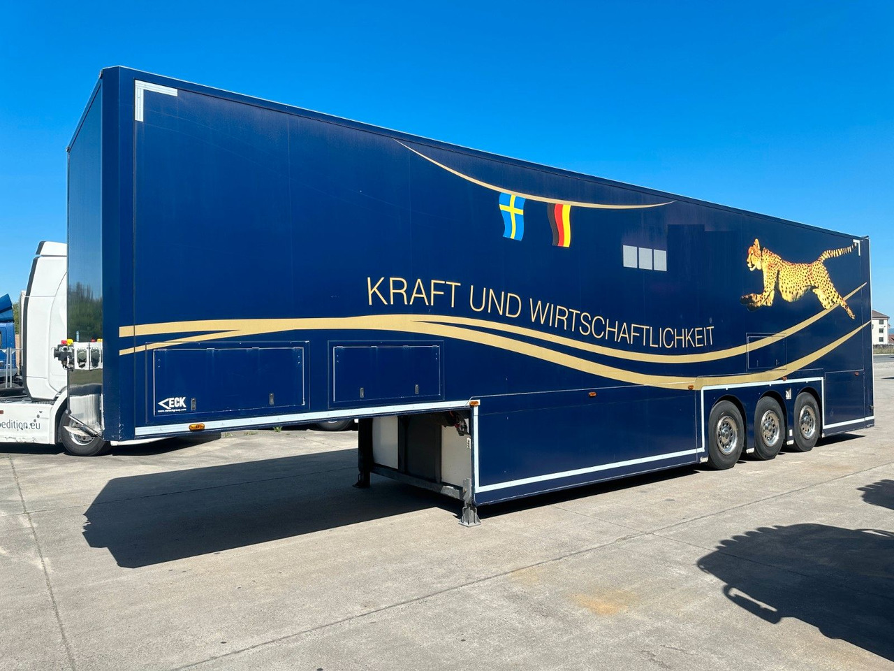 VAN ECK * DOUBLE-DECK * RENNSPORT * RACING * - Επικαθήμενο κόφα: φωτογραφία 1 VAN ECK * DOUBLE-DECK * RENNSPORT * RACING * - Επικαθήμενο κόφα: φωτογραφία 1