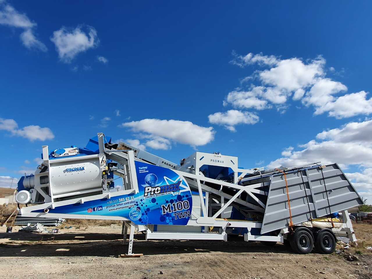 PROMAX MOBILE CONCRETE BATCHING PLANT M100-TWN (100m3/h) - Εργοστάσιο σκυροδέματος: φωτογραφία 3 PROMAX MOBILE CONCRETE BATCHING PLANT M100-TWN (100m3/h) - Εργοστάσιο σκυροδέματος: φωτογραφία 3