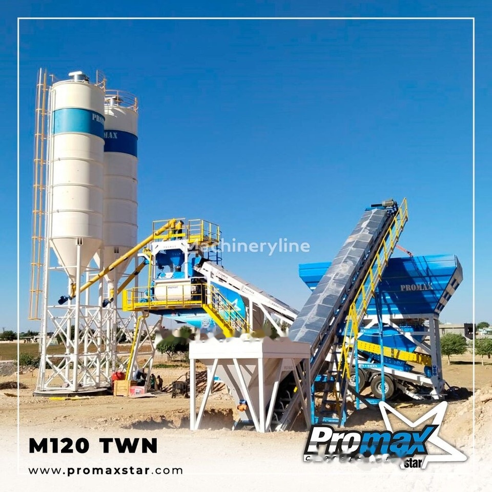 Promax Mobile Concrete Batching Plant M120-TWN (120m3/h) - Εργοστάσιο σκυροδέματος: φωτογραφία 3 Promax Mobile Concrete Batching Plant M120-TWN (120m3/h) - Εργοστάσιο σκυροδέματος: φωτογραφία 3