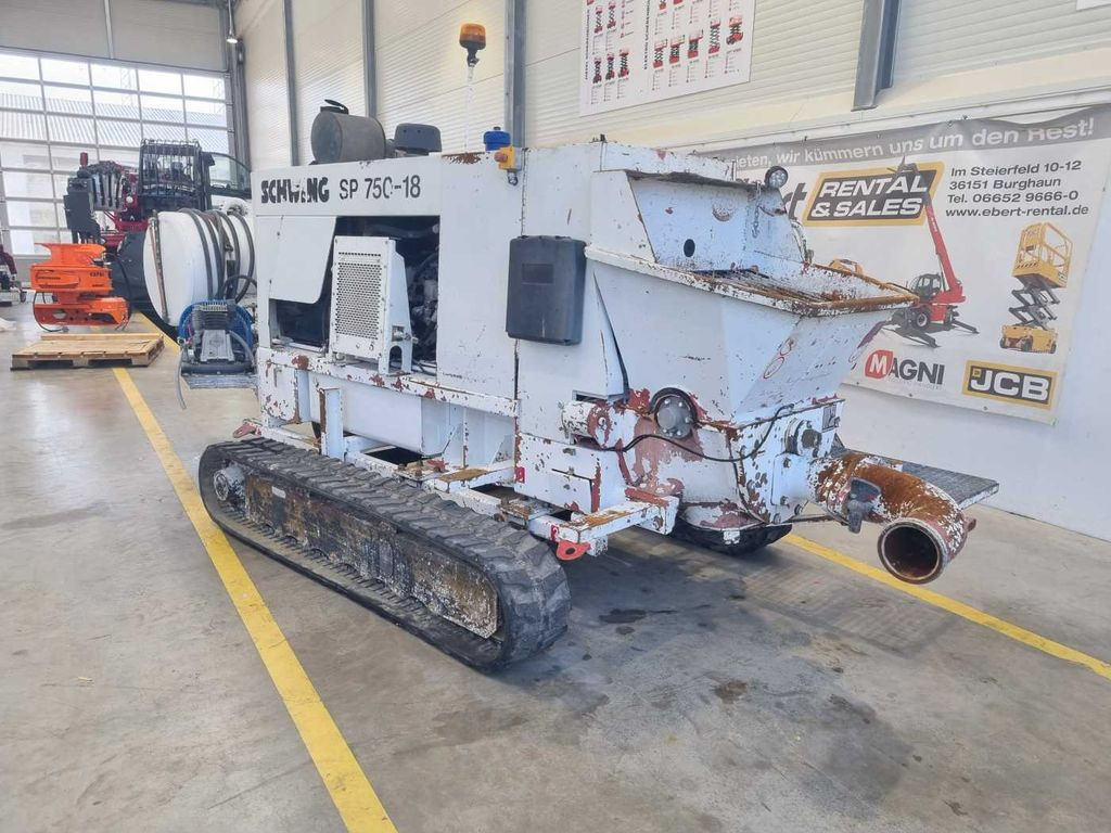 Betonpumpe Schwing SP 750-18 Gummiketten - Σταθερή αντλία σκυροδέματος: φωτογραφία 1 Betonpumpe Schwing SP 750-18 Gummiketten - Σταθερή αντλία σκυροδέματος: φωτογραφία 1