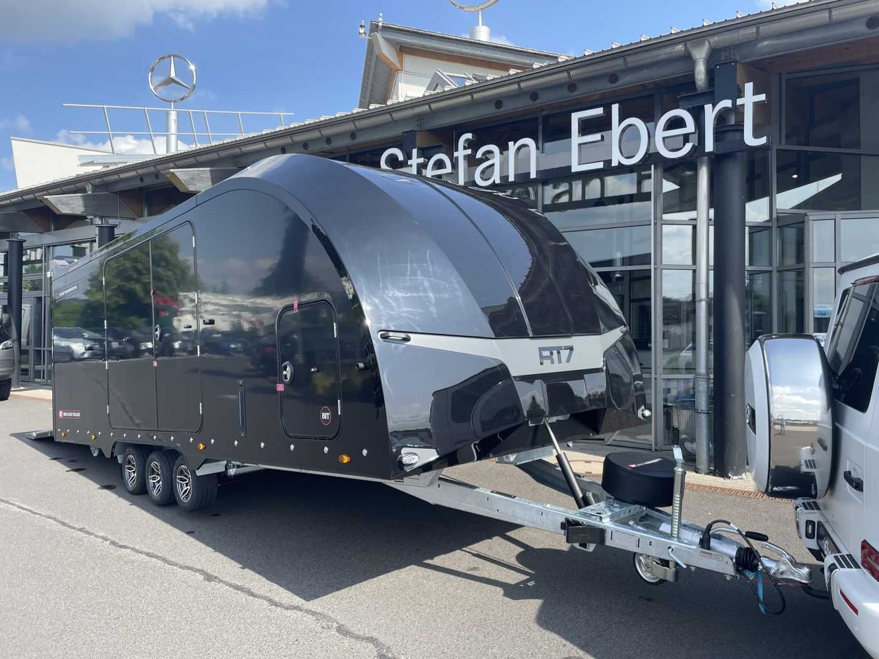 Brian James Race Transporter 7 / 6,16 m 3.500 kg - Ρυμούλκα αυτοκινητάμαξα: φωτογραφία 5 Brian James Race Transporter 7 / 6,16 m 3.500 kg - Ρυμούλκα αυτοκινητάμαξα: φωτογραφία 5