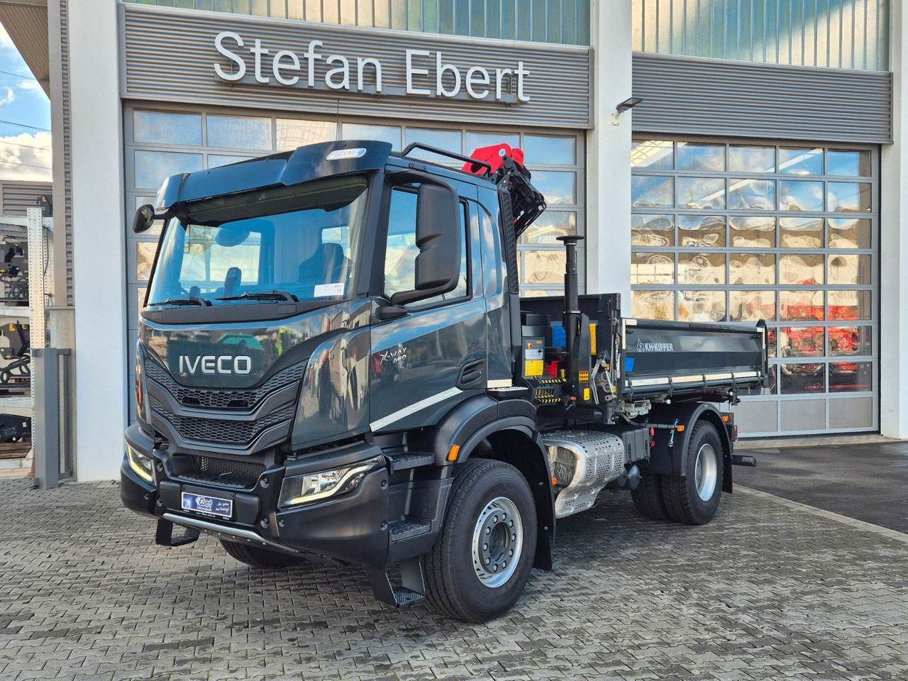 Iveco AD200X46/P HR OFF Palfinger PK 12.501 Funk AHK - Φορτηγό ανατρεπόμενο, Φορτηγό με γερανό: φωτογραφία 2 Iveco AD200X46/P HR OFF Palfinger PK 12.501 Funk AHK - Φορτηγό ανατρεπόμενο, Φορτηγό με γερανό: φωτογραφία 2