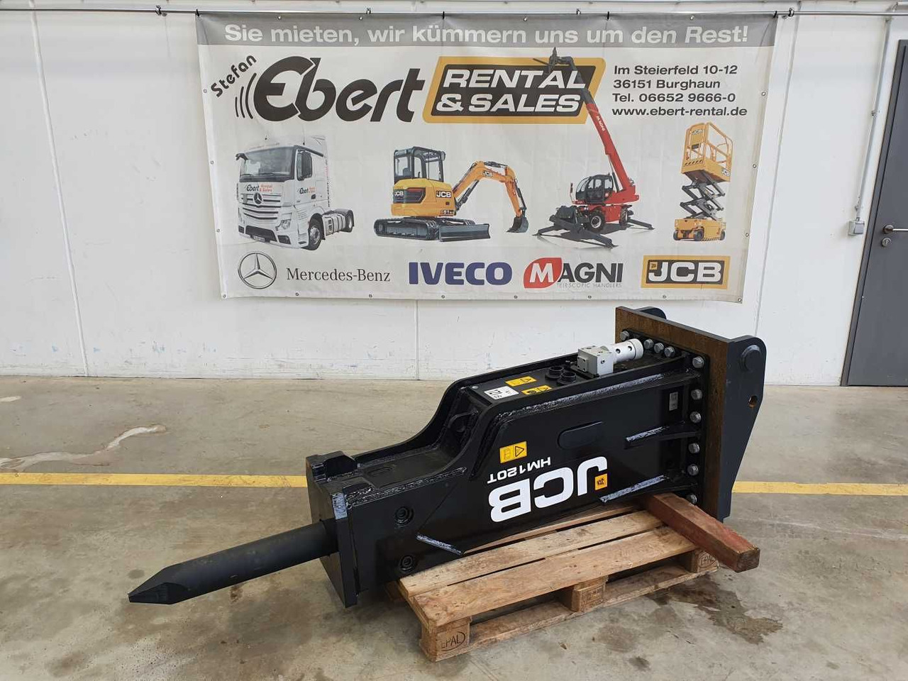 JCB HM120T / Hydraulikhammer / MS21 / 12-18 to - Υδραυλικό σφυρί για Κατασκευή μηχανήματα: φωτογραφία 1 JCB HM120T / Hydraulikhammer / MS21 / 12-18 to - Υδραυλικό σφυρί για Κατασκευή μηχανήματα: φωτογραφία 1