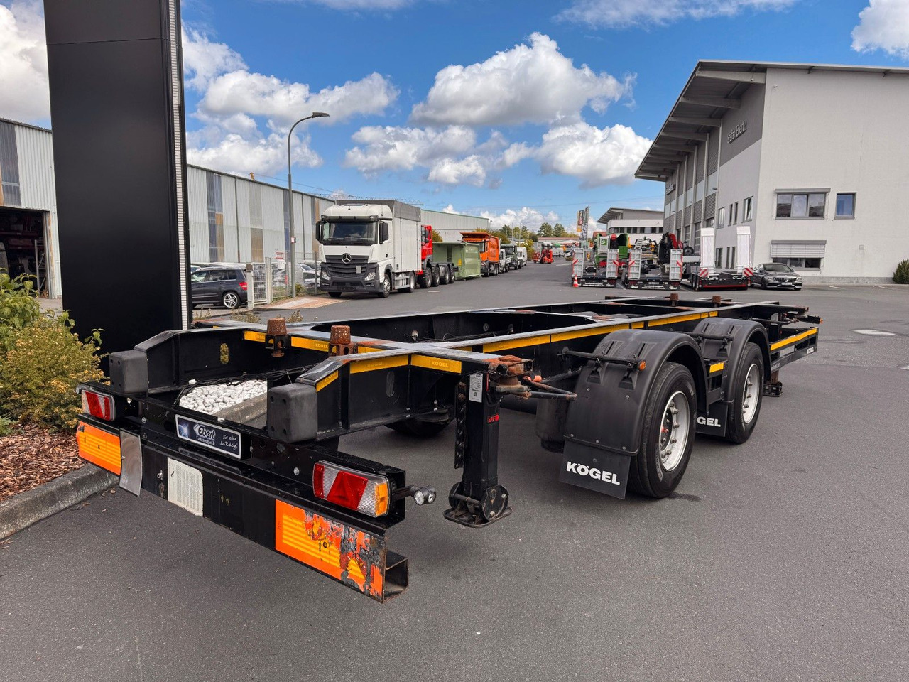 Kögel ZW 18 Lafette SAF Achsen 15.910kg Nutzlast - Ρυμούλκα μεταφοράς εμπορευματοκιβωτίων/ Κινητό αμάξωμα: φωτογραφία 2 Kögel ZW 18 Lafette SAF Achsen 15.910kg Nutzlast - Ρυμούλκα μεταφοράς εμπορευματοκιβωτίων/ Κινητό αμάξωμα: φωτογραφία 2