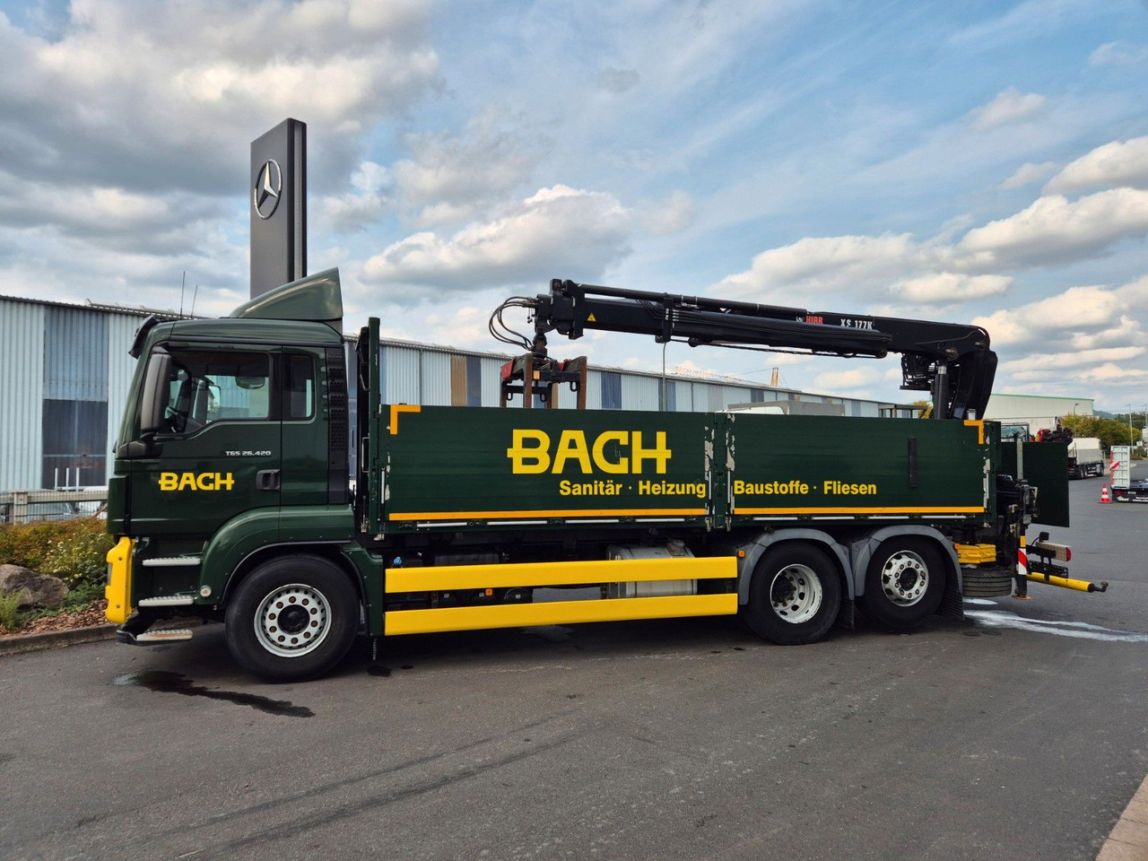 MAN TGS 26.420 6x2-4 LL Hiab 177K PRO 2 Stück - Φορτηγό με ανοιχτή καρότσα, Φορτηγό με γερανό: φωτογραφία 5 MAN TGS 26.420 6x2-4 LL Hiab 177K PRO 2 Stück - Φορτηγό με ανοιχτή καρότσα, Φορτηγό με γερανό: φωτογραφία 5