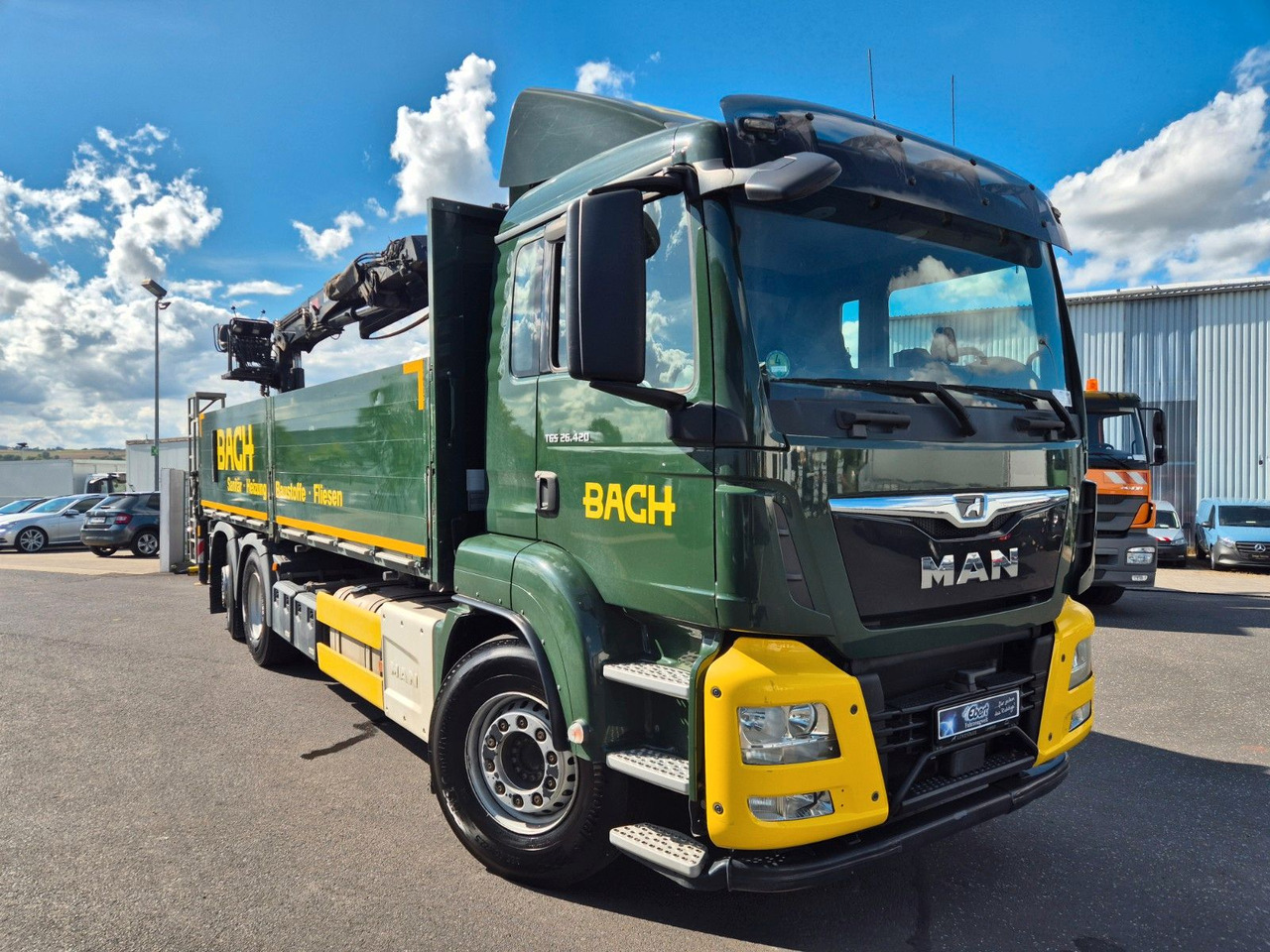 MAN TGS 26.420 6x2-4 LL Hiab 177K PRO 2 Stück - Φορτηγό με γερανό: φωτογραφία 3 MAN TGS 26.420 6x2-4 LL Hiab 177K PRO 2 Stück - Φορτηγό με γερανό: φωτογραφία 3