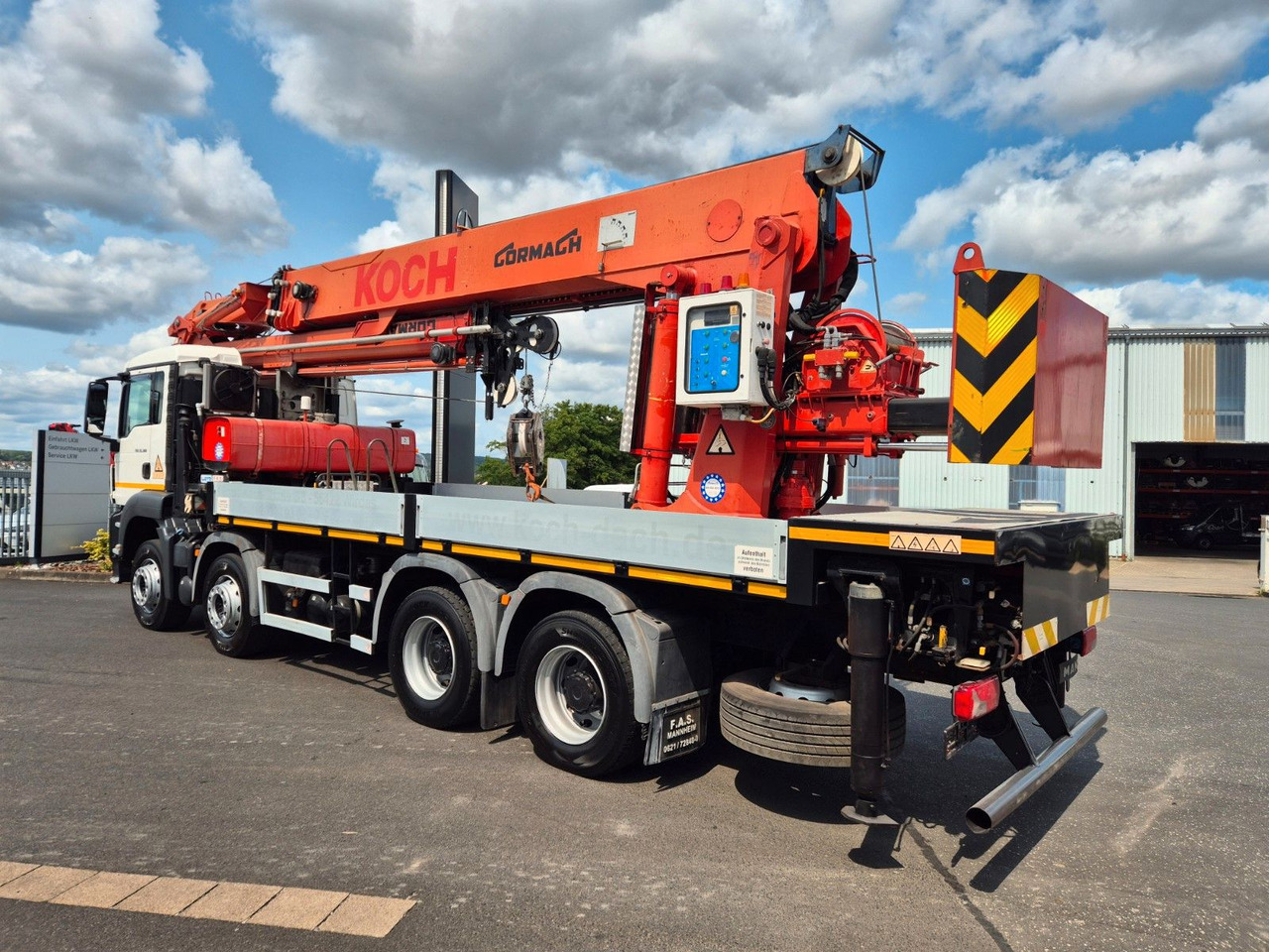 Φορτηγό με γερανό MAN TGS 35.360 8x4 BB Gormach 91000 TECH Funk: φωτογραφία 6 Φορτηγό με γερανό MAN TGS 35.360 8x4 BB Gormach 91000 TECH Funk: φωτογραφία 6