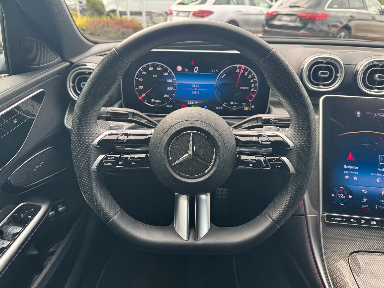 Λιμουζίνα/ Sedan Mercedes-Benz C 400e 4M AMG+HUD+RFK+TotW+Ambiente+Night: φωτογραφία 15