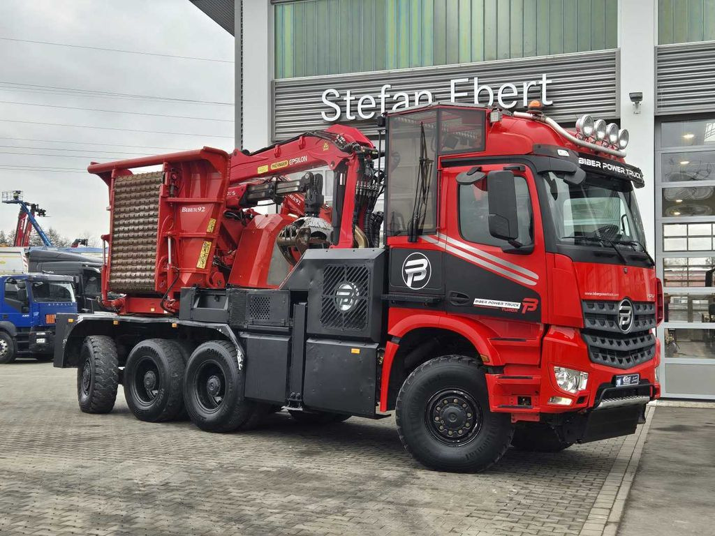 Mercedes-Benz TUROX 8x8 Eschlböck Biber 92 Holzhacker / 1.512h - Φορτηγό ξυλείας: φωτογραφία 5 Mercedes-Benz TUROX 8x8 Eschlböck Biber 92 Holzhacker / 1.512h - Φορτηγό ξυλείας: φωτογραφία 5