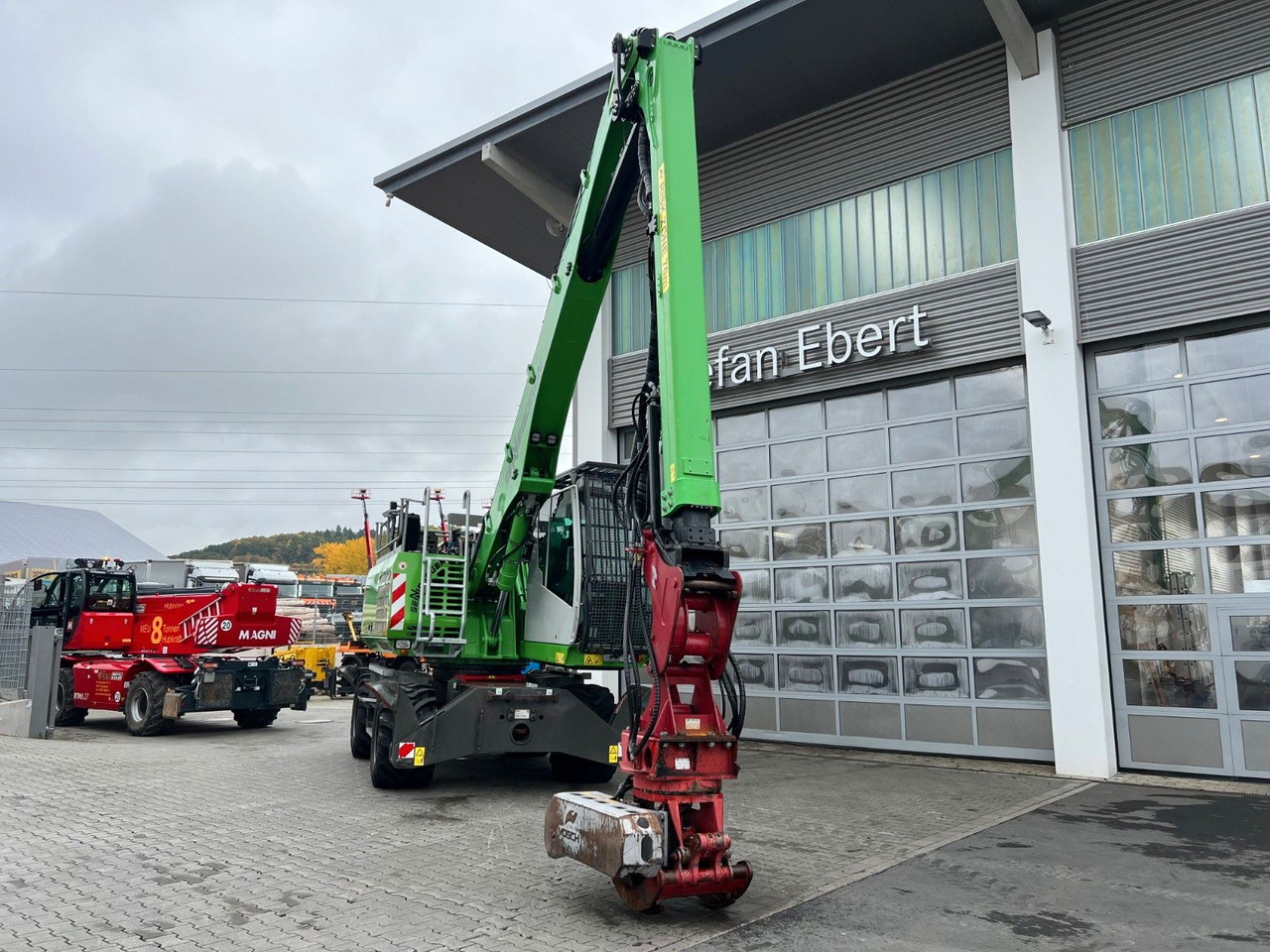 Sennebogen 718 / inkl. Vosch Fällzange / nur 1.965h! - Τροχοφόρος εκσκαφέας: φωτογραφία 3 Sennebogen 718 / inkl. Vosch Fällzange / nur 1.965h! - Τροχοφόρος εκσκαφέας: φωτογραφία 3