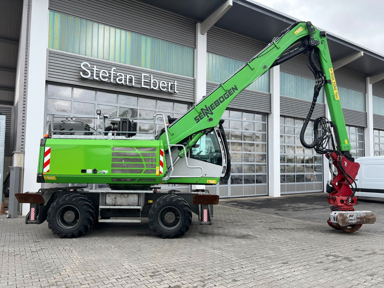 Sennebogen 718 / inkl. Vosch Fällzange / nur 1.965h! - Τροχοφόρος εκσκαφέας: φωτογραφία 1 Sennebogen 718 / inkl. Vosch Fällzange / nur 1.965h! - Τροχοφόρος εκσκαφέας: φωτογραφία 1