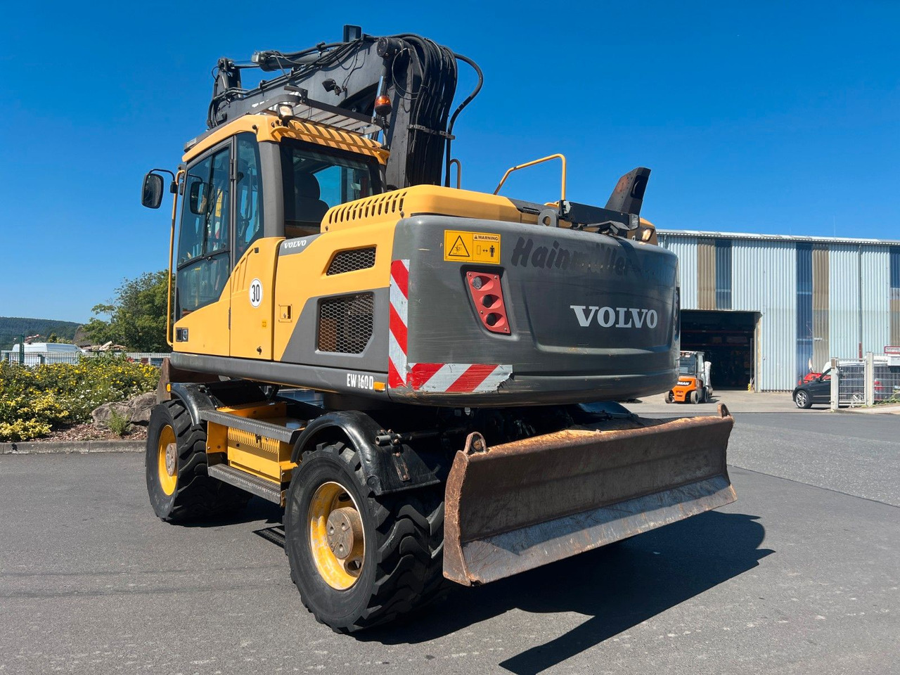 Volvo EW160D / 2014 / 1xTieflöffel / Forstschutzgitter - Τροχοφόρος εκσκαφέας: φωτογραφία 4 Volvo EW160D / 2014 / 1xTieflöffel / Forstschutzgitter - Τροχοφόρος εκσκαφέας: φωτογραφία 4