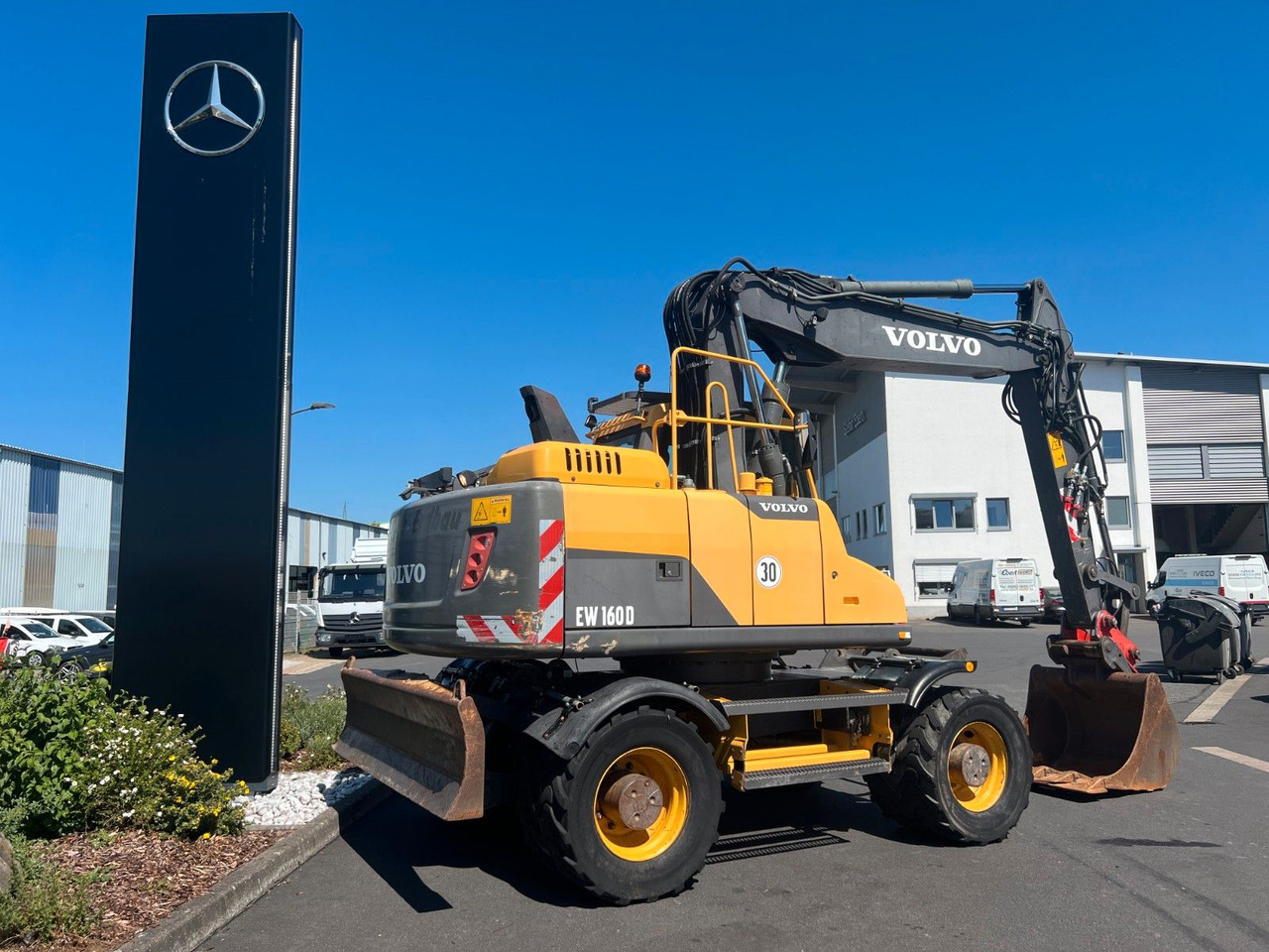 Τροχοφόρος εκσκαφέας Volvo EW160D / 2014 / 1xTieflöffel / Forstschutzgitter: φωτογραφία 6