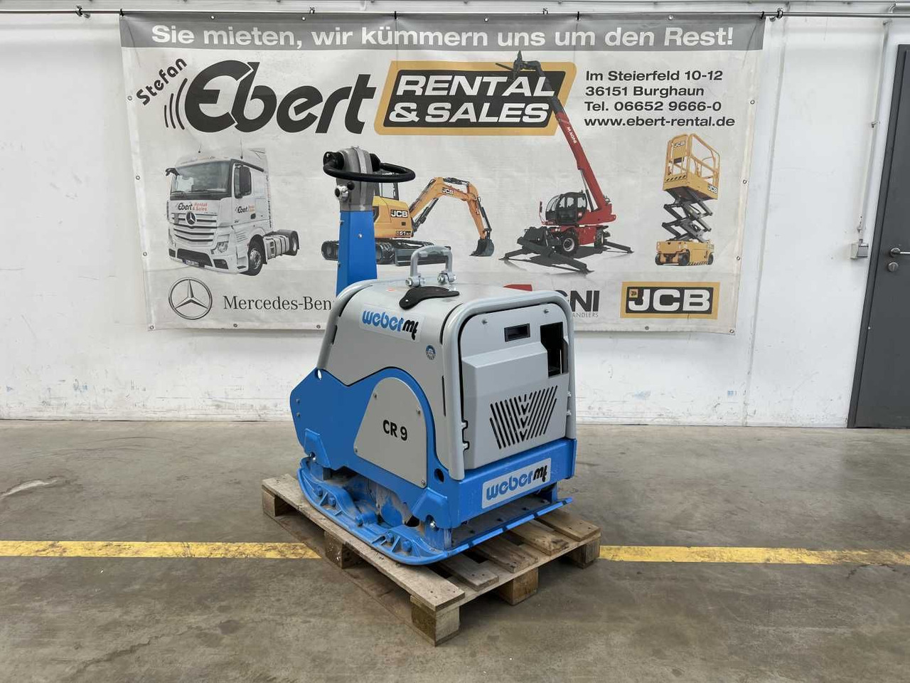 Weber CR 9 Hatz-Diesel / 736kg / E-Start / DEMO - Δονητική πλάκα: φωτογραφία 1 Weber CR 9 Hatz-Diesel / 736kg / E-Start / DEMO - Δονητική πλάκα: φωτογραφία 1