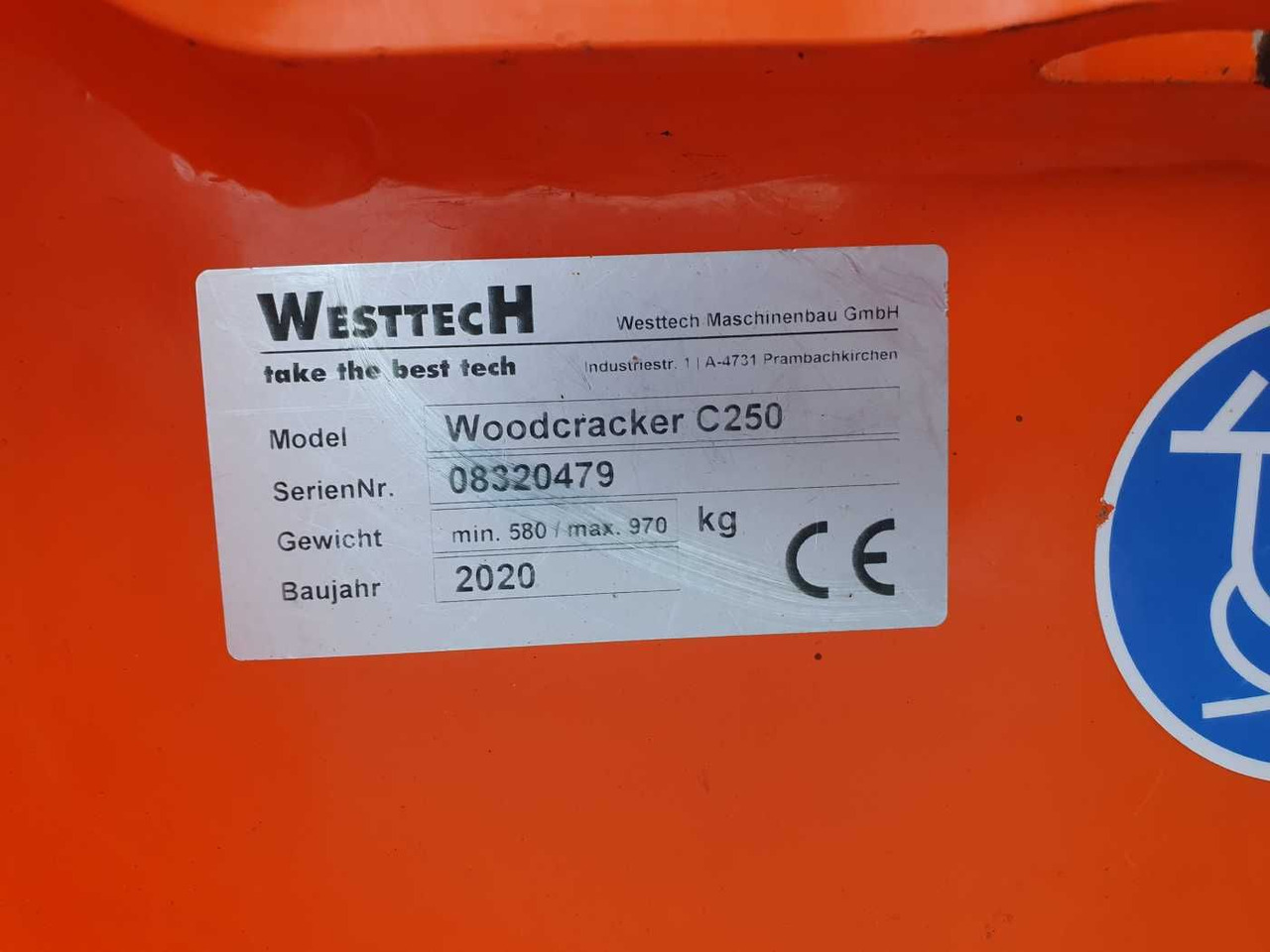 Μίσθωση  Westtech Woodcracker C250 Tiltator / MS10 / 2020 Westtech Woodcracker C250 Tiltator / MS10 / 2020: φωτογραφία 13