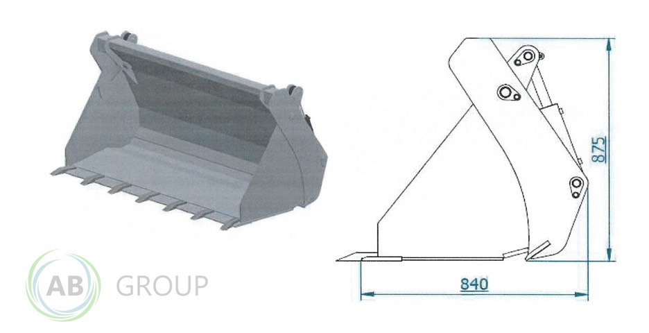 ArkMET 4in1 XL bucket A303.200 - Κουβάς για φορτωτή: φωτογραφία 4 ArkMET 4in1 XL bucket A303.200 - Κουβάς για φορτωτή: φωτογραφία 4