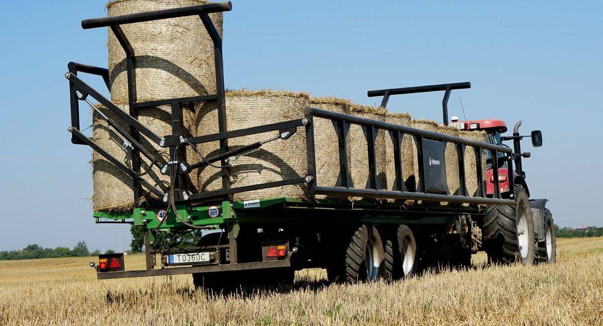Dinapolis bale trailer 20t, RPP-9000 - Πλατφόρμα για τρακτέρ: φωτογραφία 1 Dinapolis bale trailer 20t, RPP-9000 - Πλατφόρμα για τρακτέρ: φωτογραφία 1