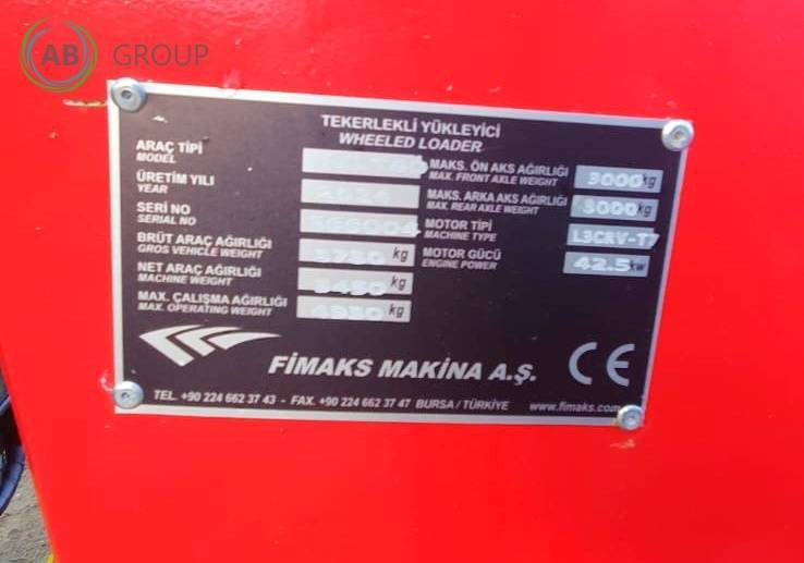 Fimaks telescopic loader FMLT 60 - Σπαστός φορτωτής: φωτογραφία 4 Fimaks telescopic loader FMLT 60 - Σπαστός φορτωτής: φωτογραφία 4