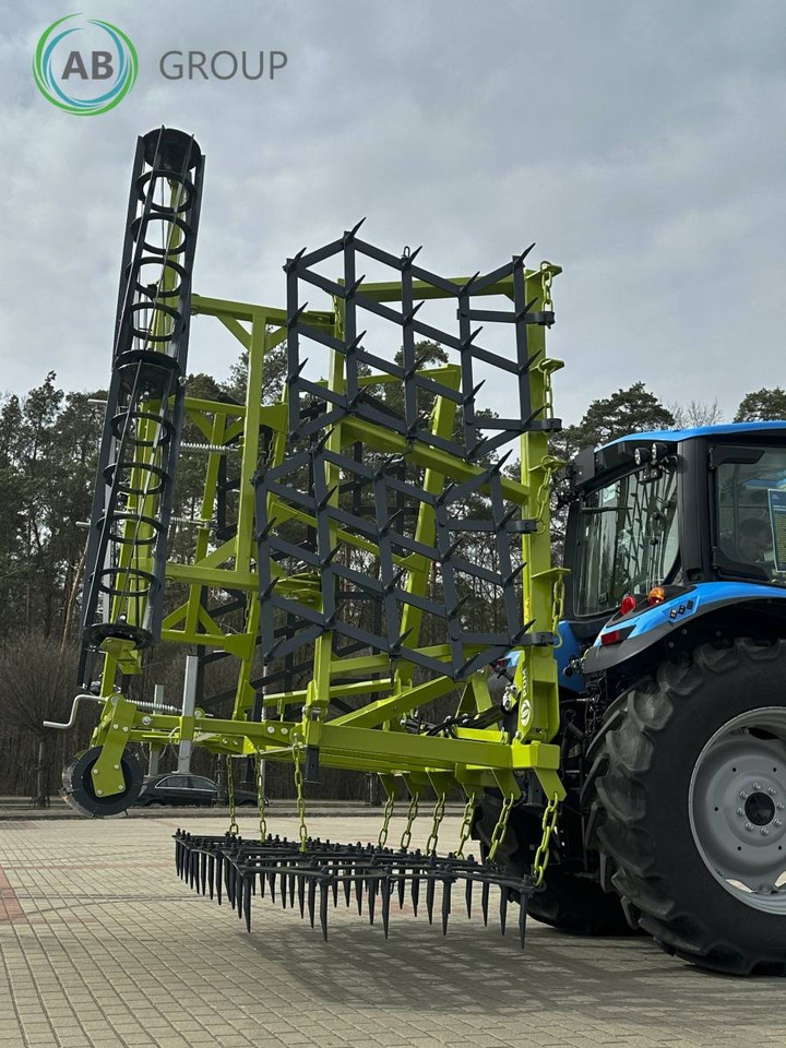 POM Augustów 7-field mounted tine harrow with string roller - Σβάρνα: φωτογραφία 1 POM Augustów 7-field mounted tine harrow with string roller - Σβάρνα: φωτογραφία 1