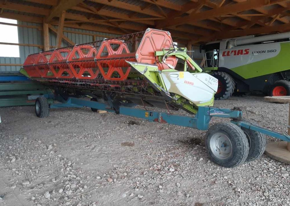 Claas Claas Vario 750 - Θεριζοαλωνιστική μηχανή - κεφαλή: φωτογραφία 1 Claas Claas Vario 750 - Θεριζοαλωνιστική μηχανή - κεφαλή: φωτογραφία 1